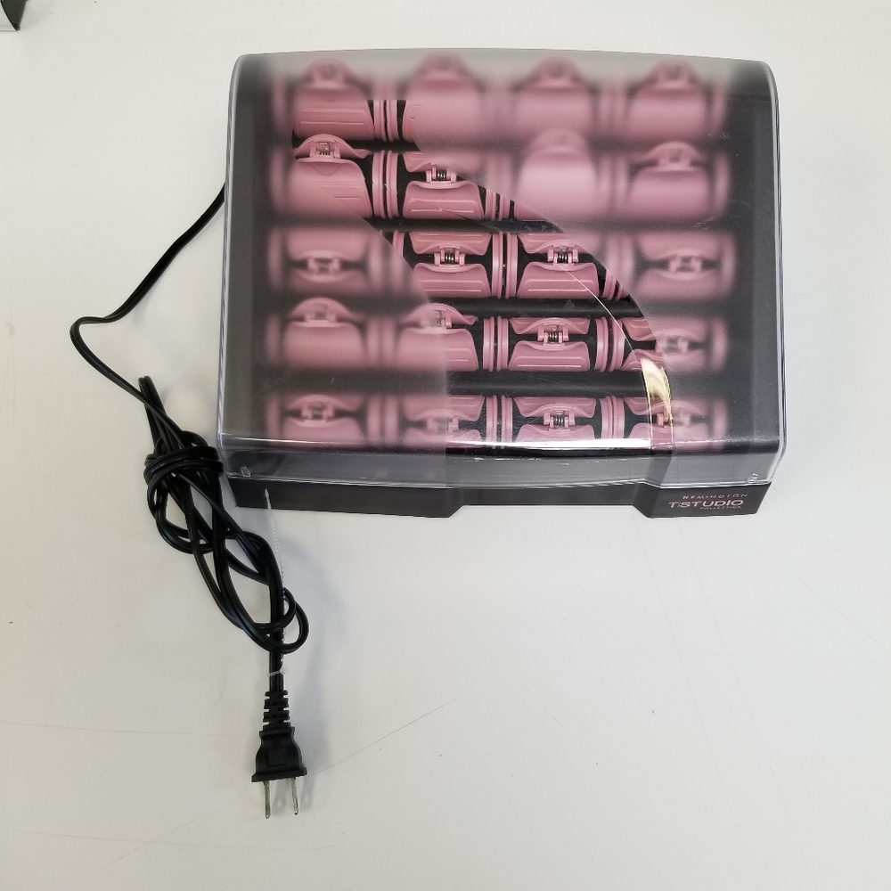 Remington H-2050 T/Studio Silk Ceramic Heated Clip 20-Count Hair Rollers Curlers